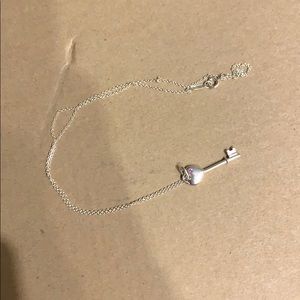 Tiffany & Co heart key necklace